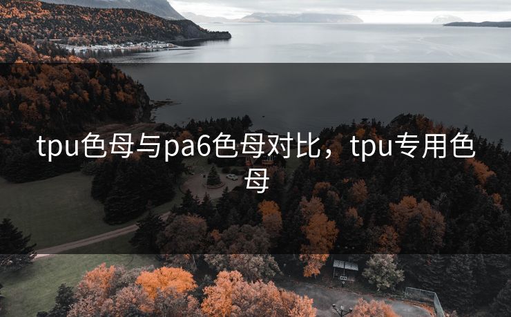 tpu色母与pa6色母对比，tpu专用色母  第1张